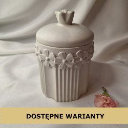 Świeca Sojowa w gipsowej formie – Stokrotka w Gipsie I – akcandle