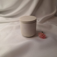 Świeca Sojowa w gipsowej formie – Stokrotka w Gipsie VII – akcandle