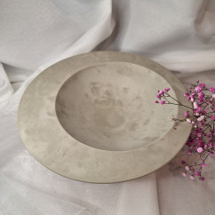 Galanteria gipsowa – Doniczka Koło - Masywna – akcandle