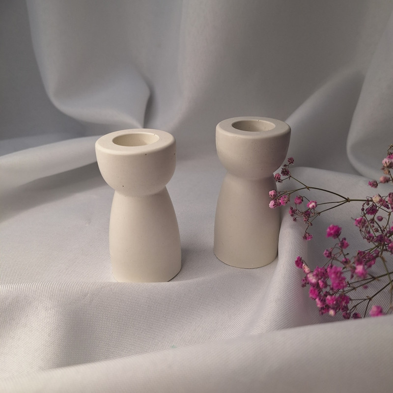 Galanteria gipsowa – Świeczniki – akcandle