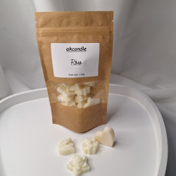Wosk zapachowy do kominka 50g – Róża – akcandle