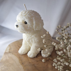 Świeca Sojowa Wolnostojąca – Piesek – akcandle