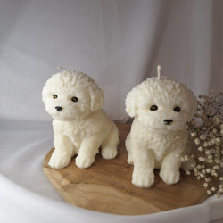 Świeca Sojowa Wolnostojąca – Piesek – akcandle