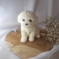 Świeca Sojowa Wolnostojąca – Piesek – akcandle