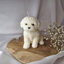 Świeca Sojowa Wolnostojąca – Piesek – akcandle