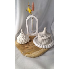 Galanteria gipsowa – Wazonik III – akcandle