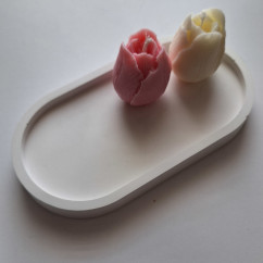 Galanteria gipsowa – Podstawka Owal – akcandle