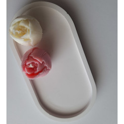 Galanteria gipsowa – Podstawka Owal – akcandle