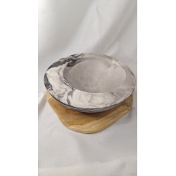 Galanteria gipsowa – Doniczka Koło - Masywna – akcandle