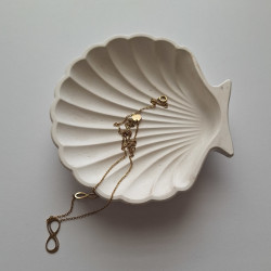 Galanteria gipsowa – Podstawka Muszelka – akcandle