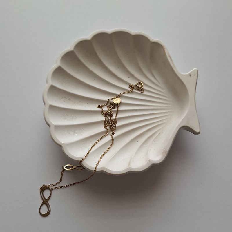 Galanteria gipsowa – Podstawka Muszelka – akcandle