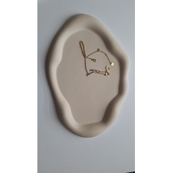 Galanteria gipsowa – Podstawka Splash – akcandle