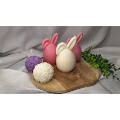 Świeca Sojowa Wolnostojąca – Jajko Króliczek – akcandle