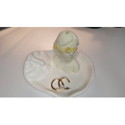 Galanteria gipsowa – Podstawka Face – akcandle