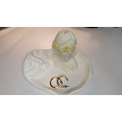 Galanteria gipsowa – Podstawka Face – akcandle