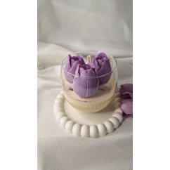 Świeca Sojowa w szklanej formie – Tulipan I – akcandle