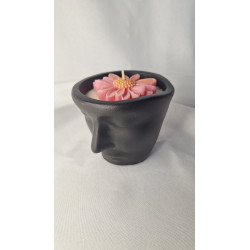 Świeca Sojowa w gipsowej formie – Face – akcandle