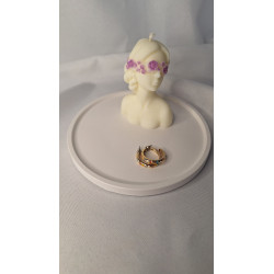 Galanteria gipsowa – Podstawka Round – akcandle