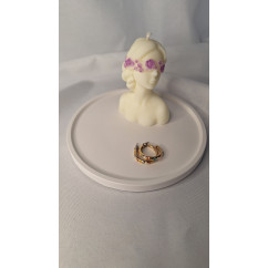 Galanteria gipsowa – Podstawka Round – akcandle