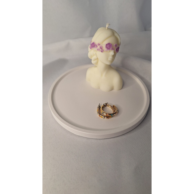 Galanteria gipsowa – Podstawka Round – akcandle