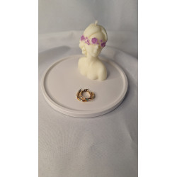 Galanteria gipsowa – Podstawka Round – akcandle