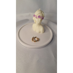 Galanteria gipsowa – Podstawka Round – akcandle