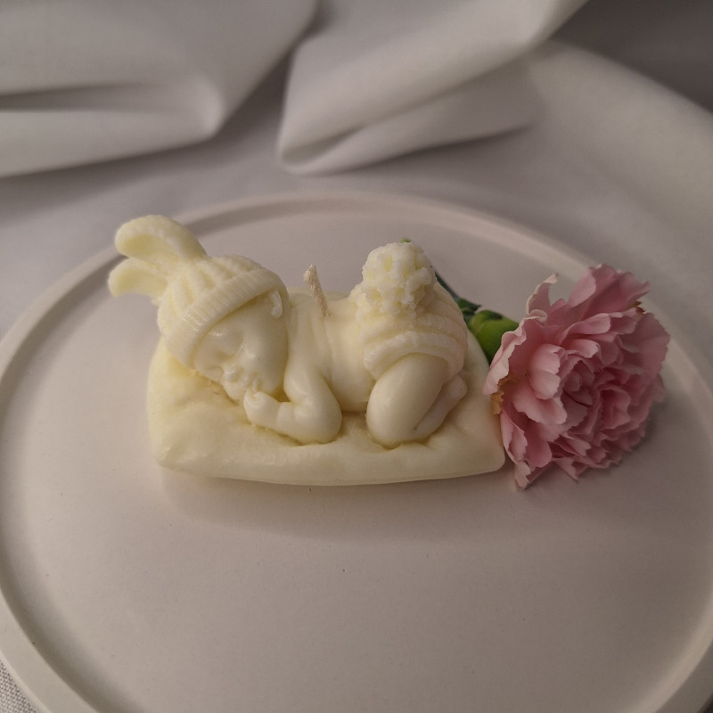 Świeca Sojowa Okolicznościowa – Dziecko – akcandle