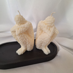 Świeca Sojowa Wolnostojąca – Człowiek w Depresji – akcandle