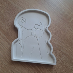 Galanteria gipsowa – Podstawka Kobieta I – akcandle