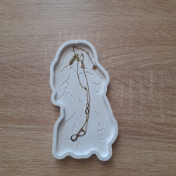 Galanteria gipsowa – Podstawka Kobieta II – akcandle