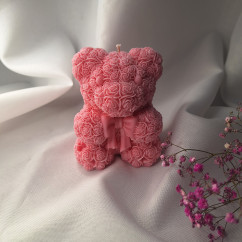 Świeca Sojowa Wolnostojąca – Miś – akcandle