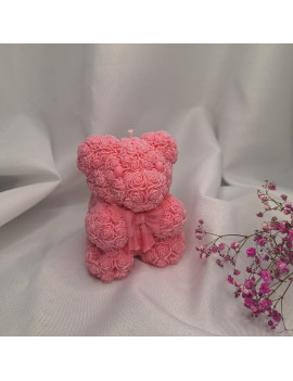 Świeca Sojowa Wolnostojąca – Miś – akcandle