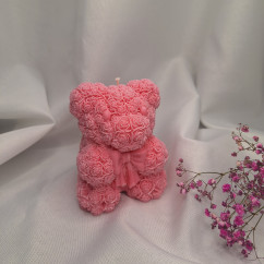 Świeca Sojowa Wolnostojąca – Miś – akcandle