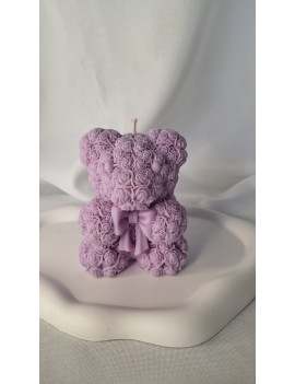 Świeca Sojowa Wolnostojąca – Miś – akcandle