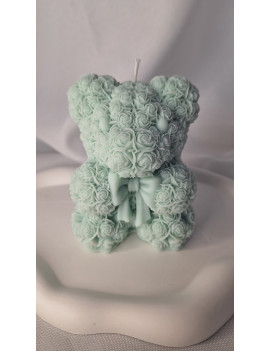 Świeca Sojowa Wolnostojąca – Miś – akcandle