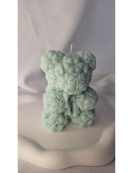 Świeca Sojowa Wolnostojąca – Miś – akcandle