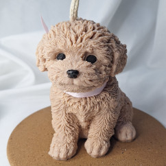 Świeca Sojowa Wolnostojąca – Piesek – akcandle