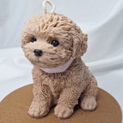 Świeca Sojowa Wolnostojąca – Piesek – akcandle