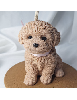 Świeca Sojowa Wolnostojąca – Piesek – akcandle