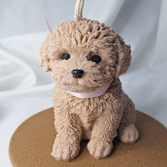 Świeca Sojowa Wolnostojąca – Piesek – akcandle