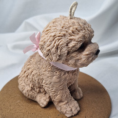 Świeca Sojowa Wolnostojąca – Piesek – akcandle